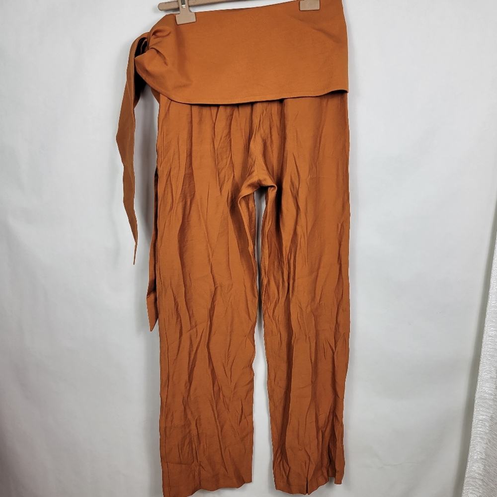Materiel wide leg pants - Picture 5 of 9